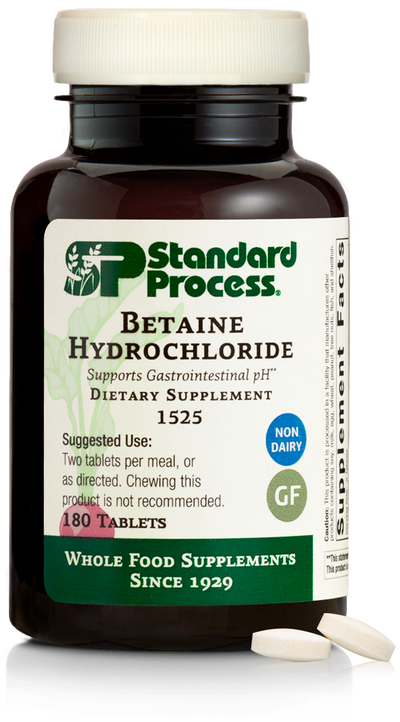 Betaine Hydrochloride, 180 Tablets