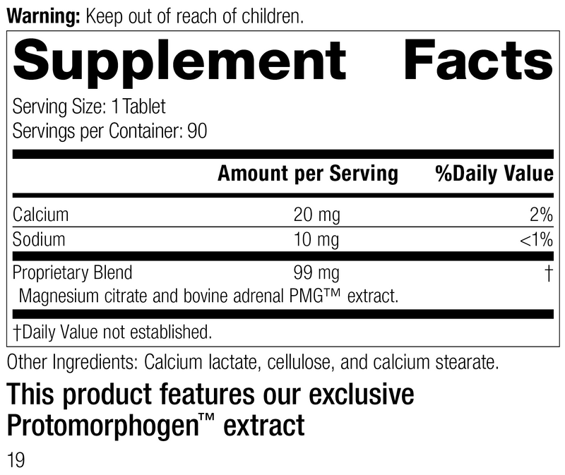 Drenatrophin PMG®, 90 Tablets, Rev 17 Supplement Facts