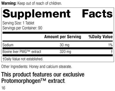 Heptrophin PMG 4775 - Rev 15 Supplement Facts