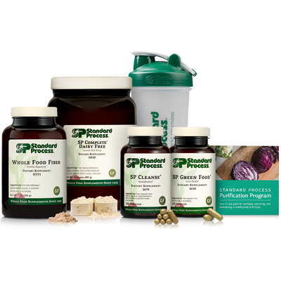 Purification Product Kit with SP Complete® Dairy Free and Whole Food Fiber, SP Complete Dairy Free and Whole Food Fiber