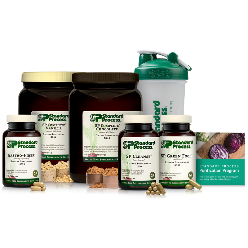 Purification Product Kit, 1 Kit with SP Complete® Chocolate, SP Complete® Vanilla and Gastro Fiber®