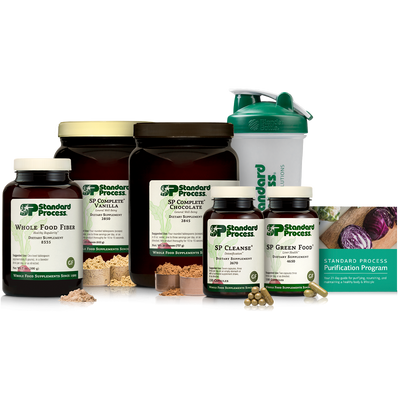 Purification Product Kit, 1 Kit with SP Complete® Chocolate, SP Complete® Vanilla & Whole Food Fiber